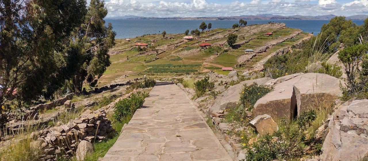 Taquile Hospedaje Mario Huillanopampa Exteriör bild